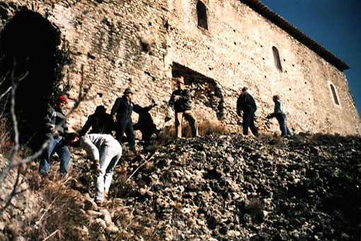  Ramassage et stockage de pierres 1989 